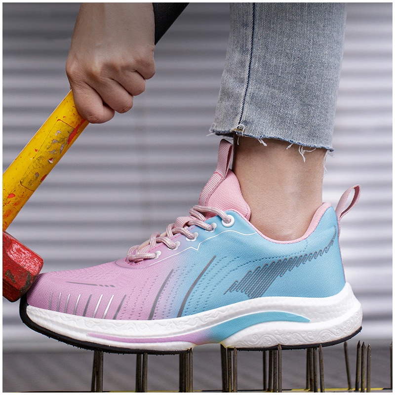 Mesh Sneaker Women - women fashion breathable steel toe cap