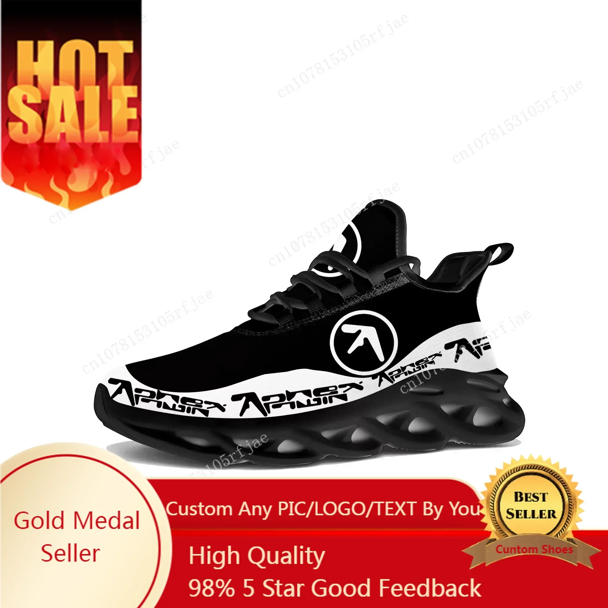 Mesh Sneaker Women - Aphex Twin Flats Sneakers Mens Womens
