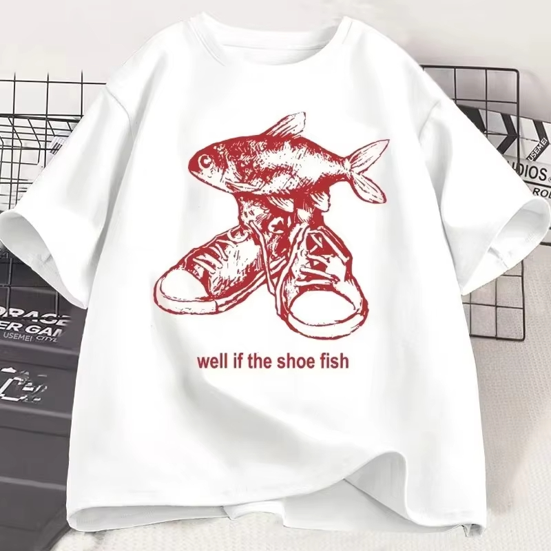 Shoe Fish Cursed T-Shirt Y2K T - огляд і ціна Women'S Shoes In The 90S