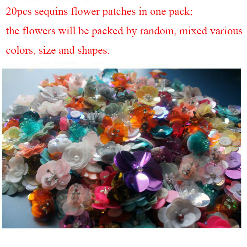 20PCS/Pack Random Sequins Flow - огляд і ціна Women Shoes Jeans