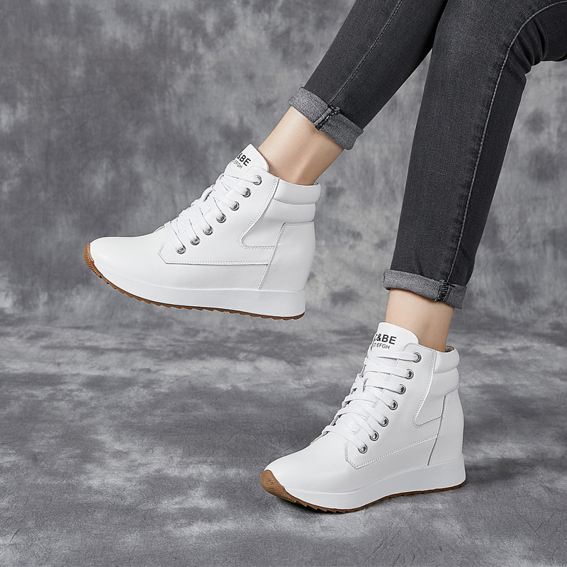 7CM Genuine Leather Women Ankl - огляд і ціна Mesh Sneaker Women