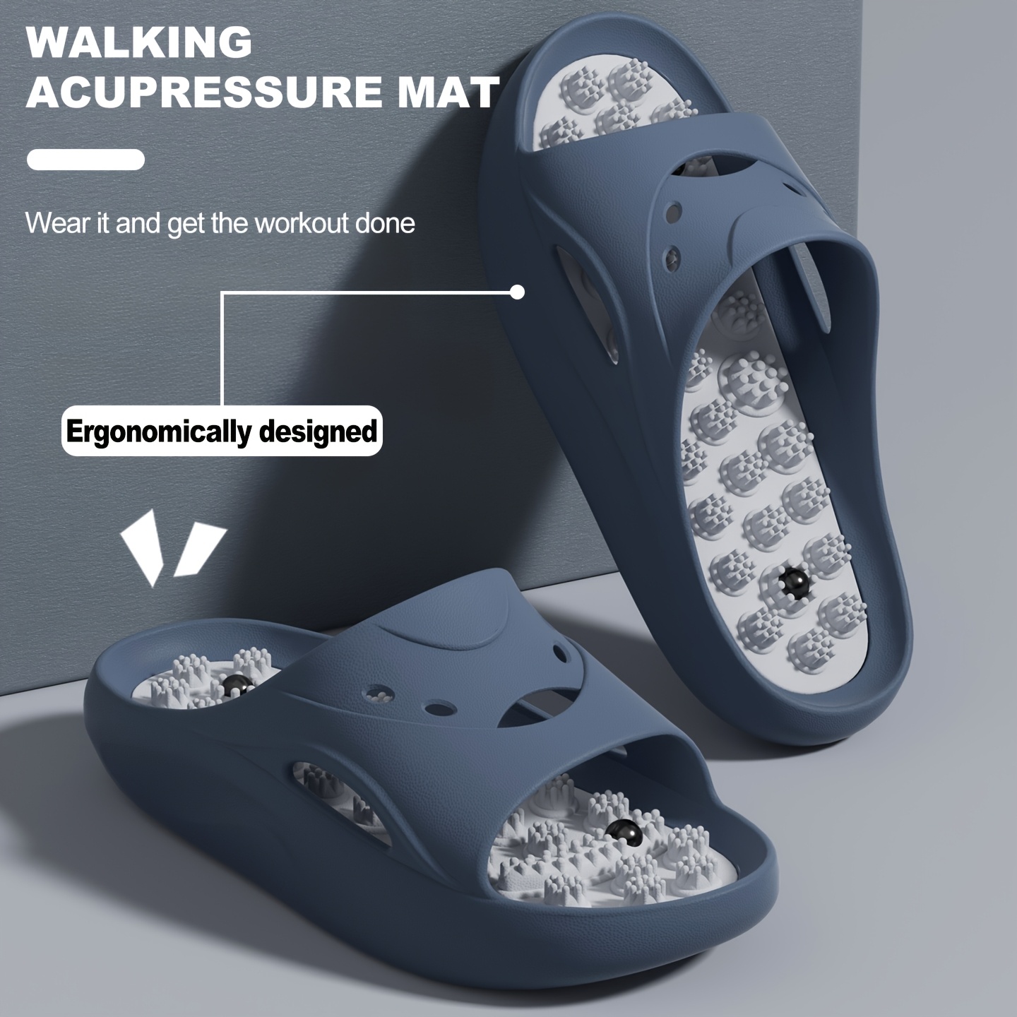 Women Men EVA Massage Slippers - огляд і ціна Mule Slip On