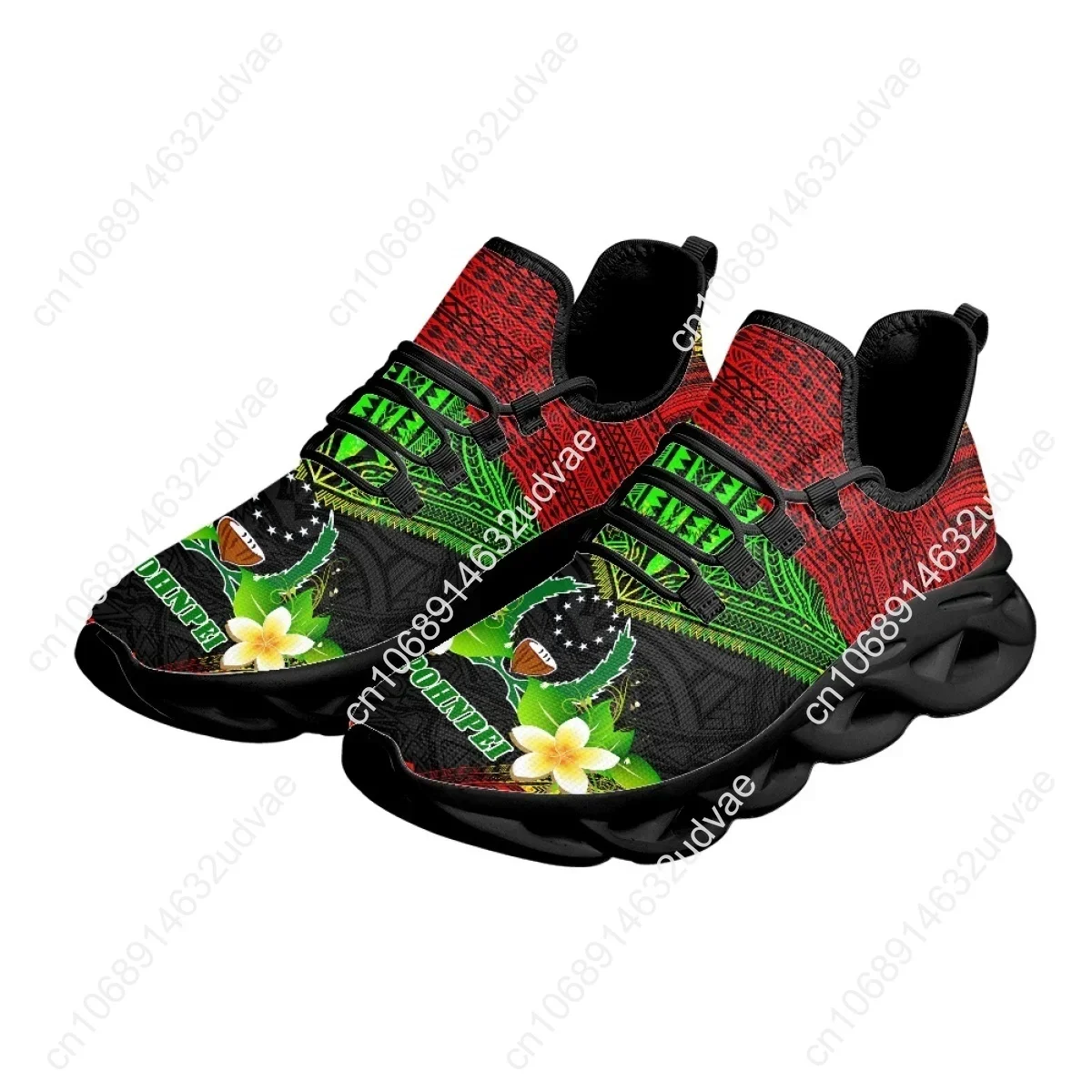 Polynesian Pohnpei Plumeria De - огляд і ціна Mesh Sneaker Women