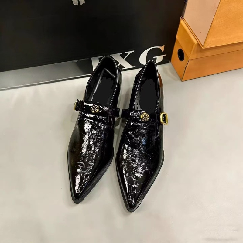 Flat-bottomed Thick-soled Poin - огляд і ціна Pointed Toe Flat