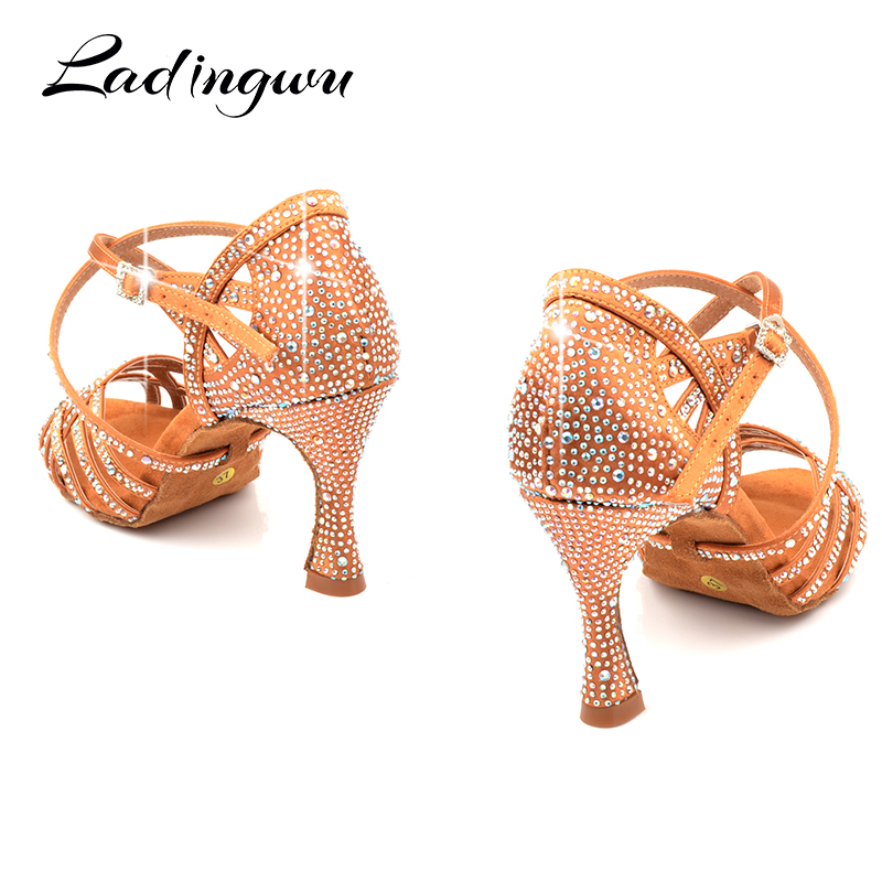 Ladingwu Silk Satin Apricot An - огляд і ціна Women'S Shoes Z