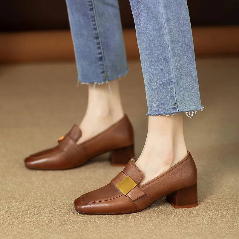 women Fashion Leather Pumps El - огляд і ціна Women Shoes Jeans