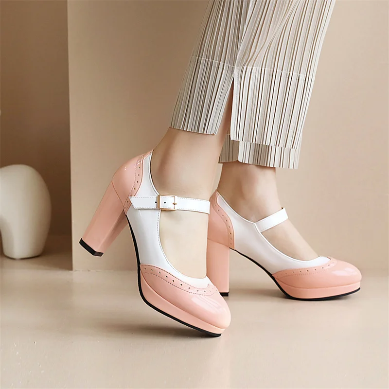 Yellow Mixed Color Platform Ma - огляд і ціна Patent Leather Pump