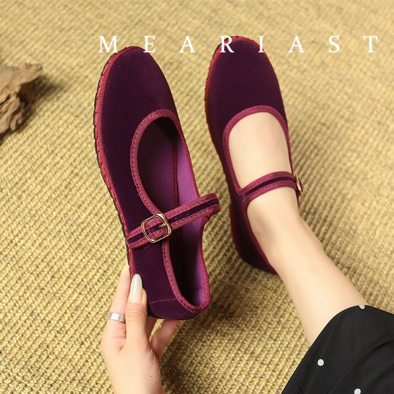 Red Mary Jeans Flats Shoes Wom - огляд і ціна Women Shoes Jeans