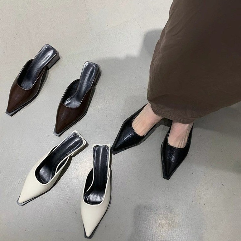 New Mid Heel Slippers Close To - огляд і ціна Mule Slip On