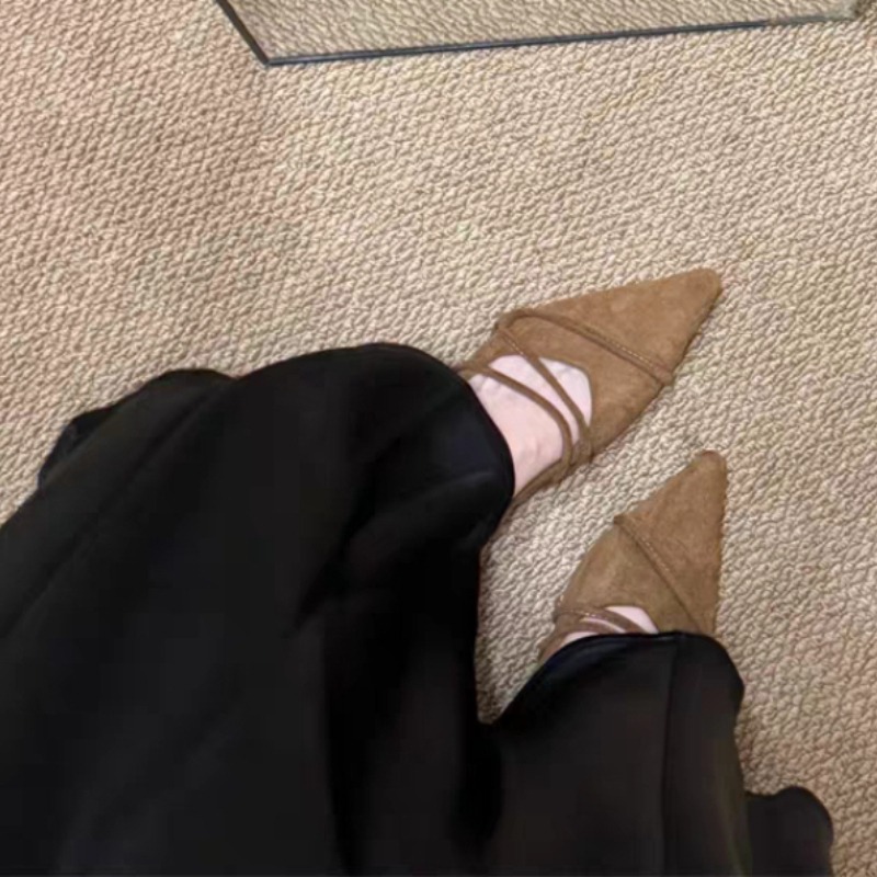 Retro Flat Ballet Dance Single - огляд і ціна Pointed Toe Flat