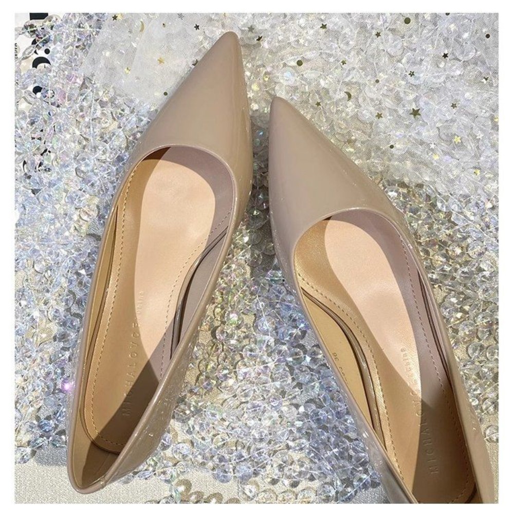 French style patent leather po - огляд і ціна Pointed Toe Flat