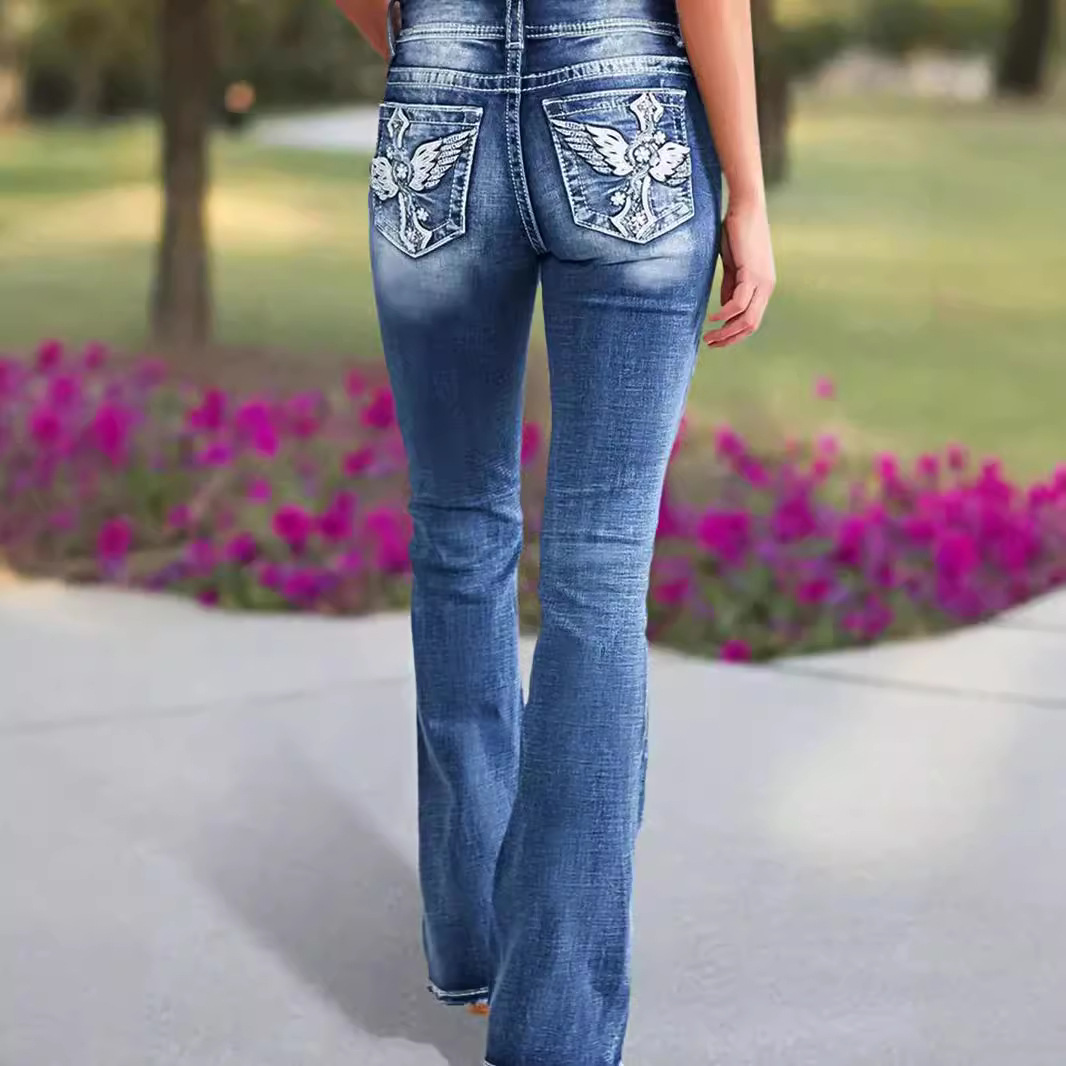 2025 New Women's High Waist Em - огляд і ціна Women Shoes Jeans