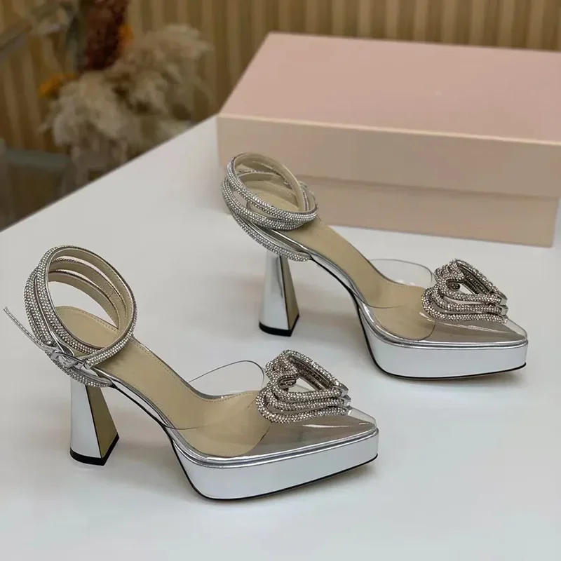 Platform Crystal Love Decorati - огляд і ціна Pointed Toe Flat